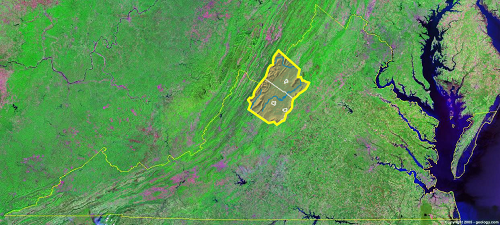 Rockingham and Augusta in VA image.500