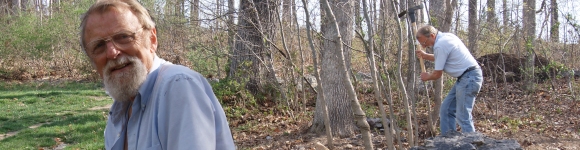 Dwayne at JMU arboretum